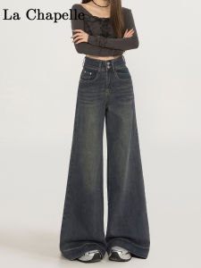 Quần Jeans Denim Ống Rộng Cạp Cao Quần Dài Ôm Dáng Thường Ngày Cho Nữ Mùa Xuân 2025 Quần Jeans Denim Cổ Điển Quần Dài Thẳng