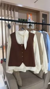 KEMEJA KATUN SUEDE IMPORT BOS