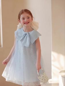 Summer New Fashionable Princess Bow Dress