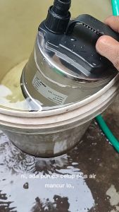 Pompa Celup Kolam Air Mancur Kolam Miura AP 2400 Model Stainless 55 Watt Kabel 5 Meter