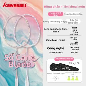 Kawasaki | Vợt Cầu Lông Ultra-light Chất Liệu Sợi Carbon Toàn Phần