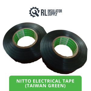 NITTO Electrical Tape Green - High Temperature Resistant 19mm