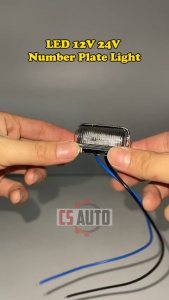 LED 12V 24V 6smd Plate No Lamp Light Lorry Trailer Color White Yellow Roof Lamp