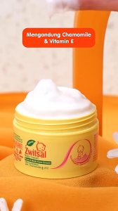 ZWITSAL Baby Face & Body Cream 50gr - 10X Prebiotic Moisturizer Chamomile Vit E