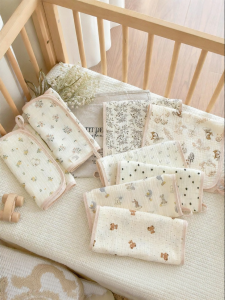 ANYOUBI | Cotton Gauze Face Towel for Infants Long Rectangular Scarf