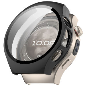 PC Case+Tempered Glass For Huawei Watch 5 42 46mm Hard Cover All-Around Screen Protector Bumper For Huawei Band 5 42 46mm Shell