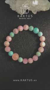 Kaktus Harmony Veil Crystal Bracelet (Peace Harmony Love)