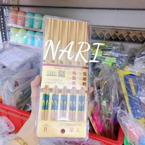Đũa tre BamBoo cap cấp set 10 đôi chống nấm mốc chống trơn trượt an toàn - tiện lợi - gia dụng Nari
