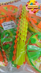 20 pcs. BIG FLYING WHEEL Toy - Orange and Green - Outdoor Play Toys - Flying Discs