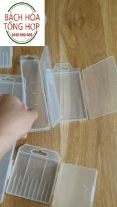 Hộp đựng mũi khoan.  Hộp nhựa đựng mũi vít mũi khoan đa năng nhiều kích thước (Giá của 1 hộp)