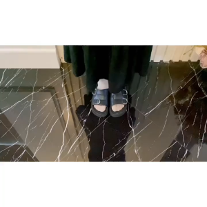 NOOREA  - Sandal Wanita Jasmin Black | Sandal Selop | Sandal Kulit | Sandal Casual Wanita