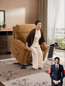 Electric Lifting Recliner Sofa for Elderly Single
