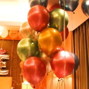 Balon Latex Chrome Metalik Tebal Ukuran 12 Inch Isi 50 Pcs Untuk Dekorasi Ulang Tahun