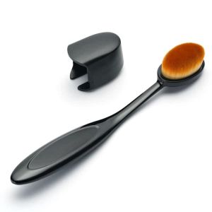 Portable round Head Fat Brush Foundation Liquid Brush Mushroom Flat Head Makeup Brush BB Cream Base Brush Non-Powder Eating