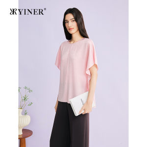 Stylish Elegant Heavyweight Textured Jacquard Blouse