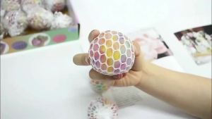 Bóng Giảm Áp Lực Rainbow Bead Đồ Chơi Bóp Xả Stress Cho Trẻ Em & Người Lớn Đồ Chơi Bóp Vui Nhộn