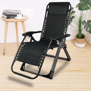 2 in 1 Folding Folding chair Beach chair Foldable Reclining Chair folding bed thickened heavy-duty outdoor chair 300KG Load Bearing Easy to carry without installation freely adjustable