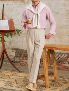 Breathable Lightweight Stripe Long Sleeve Shirt