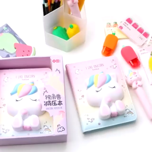 BUKU DIARY FREE SQUISHY PEN 10 WARNA MAGNET LUCU BINDER JOURNAL PLANNER ANAK TRANSPARAN BUKU CATATAN HARIAN ANAK SEKOLAH MOTIF KARTUN LUCU LOOSE LEAF NOTEBOOK MEMO BISA DILEPAS GAYA JEPANG DAN KOREA|TTD