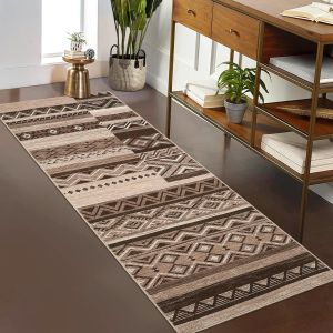 VIKAMA Retro American-Style Door Mats Anti-Slip And Durable Entrance Corridor Floor Mats Foyer Carpets For Home Decoration