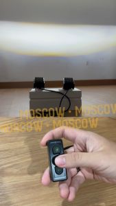 LAMPU LED TEMBAK LASER LED SQL 2 MATA  IP 68 ORIGINAL MERK MOSCOW LOKAL BRAND IMPORT QUALITY 2 MODE HIGH / LOW 2 WARNA PUTIH DAN KUNING BAHAN BODY BESI FREE SARUNG TANGAN