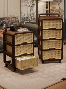 XINGYOU | Vintage Rolling Storage Rack Multi-level Drawer