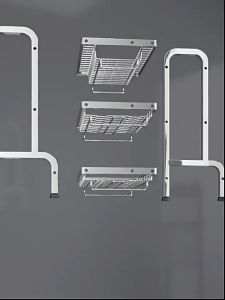 2/3 Tiers Dish Drying Rack Stainless Steel Dish Rack with Utensil Holder Dish Drainer Kitchen Storage Rack