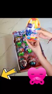 Đồ chơi Toy Trứng chứa siêu nhân biến hình xe độc lạ