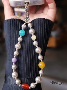 ZHENGEGE | Short Fashionable Refined Phone Wrist Strap