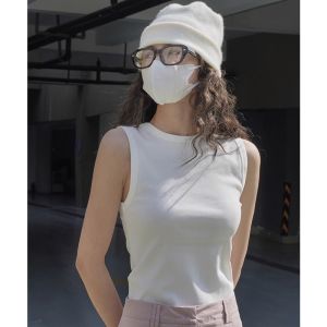 Gray Halter Tank Top For Innerwear and Outwear