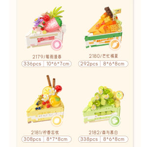 Cake building blocks Toy Assembly Particle Boys And Girls Birthday Gifts Kids toys