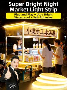 PAIMIJI | Night Market Waterproof Bright Sticky LED Strip 220v