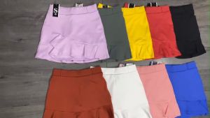 Váy Thể Thao 2 Lớp Đuôi Cá Có Túi Chơi Tennis Golf Cầu Lông Vải Poly 2 Da Cao Cấp Co Giãn Tốt