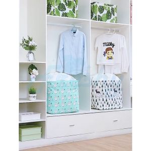 FRESHY 150L Large Capacity Laundry Basket Waterproof Clothes Organizer Foldable Storage Bag Bakul Baju Kotor Bakul Pakaian 收纳篮