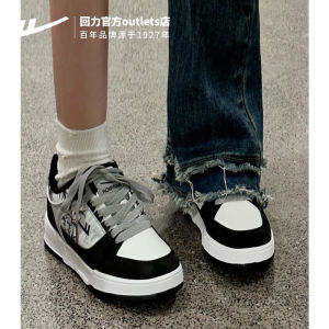 Womens Sporty Thick Bottomed Casual Shoes Spring 2025 New Style White Black Couples Sneakers Versatile Casual Board Shoes