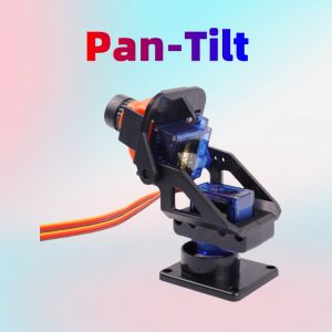 Servo Gimbal Bracket Dual 2-Axis Mini Plastic FPV Gimbal Bracket Model Airplane Camera Intelligent Balance Car