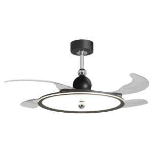 FANZHEN | Minimalist Silent Black Ultra-thin Fan Light