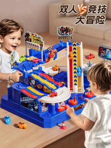 Educational Racing Car Track Vehicle Toy for Boys And Girls Aged 3 to 6 Parking Lot Adventure Challenge Play Vehicle