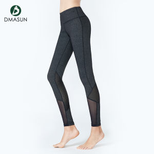 Dimasen High Elasticity Slimming Fitness Yoga Pants Peach Butt Training Long Trousers Quick Dry Breathable Nylon Sportswear