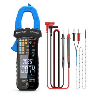 HOLDPEAK 7200D Auto-select & Auto-range 60A/400A True-RMS Digital AC/DC Clamp Meter Can Auto-select DC & AC Voltage AC Current