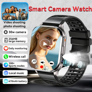 LIGE | Đồng Hồ Thông Minh LIGE Camera Dành Cho Nam Nữ Quay Video Chụp Ảnh Theo Dõi Sức Khỏe Thể Dục Chống Nước Gọi Bluetooth Nghe Nhạc Có Chức Năng Theo Dõi Nhịp Tim