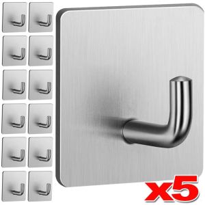 3/5Pcs Strong Hooks Practical Load Bearing Hook Multi-Purpose Storage For Home Kitchen Bar Storage Key Coat Cup Hanging Hook Elephant Nose Hook