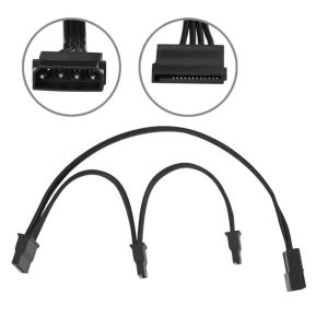 Kabel Sata Power 15Pin 1 To 3 Splitter Cabang SSD HDD Extension Cable 20+10+10CM