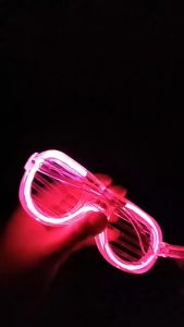 Luminous Led Glasses Festival Halloween Christmas Decoration Glowing Neon Party Flashing Light Glow In the Dark Glowing Sunglasses Party Supplies Halloween Decoration
