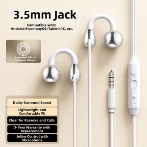 ERYE | Gaming Bone Conduction Earclip Headphones with Type-C Interface