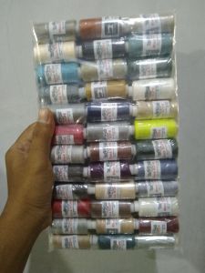 Benang Jahit 500 Yard Warna Warni 6 Lusin  / Warna Lengkap Warna warni/ Bayar di Tempat