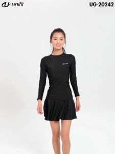 UNIFIT Womens Rash Guard Swimsuit Swimwear Rush Guard Skirts With Shorts Terno UG20242
