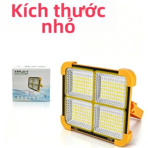 Đèn LED Năng Lượng Mặt Trời Di Động Chống Nước Dùng Ngoài Trời Cắm Trại Đèn Khẩn Cấp Tích Hợp Chức Năng Sạc Dự Phòng Dùng Cho Lều Đi Bộ Đường Dài Vườn Sân Nhà