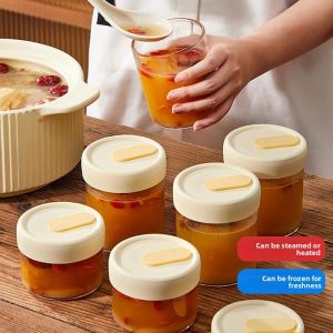 Defasilk | Food Grade High Borosilicate Glass Storage Container for Frozen Broth