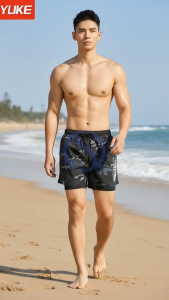 Quần Bơi Nam Thể Thao 2 Lớp YUKE-7325 Đa Năng Gym Chạy bộ